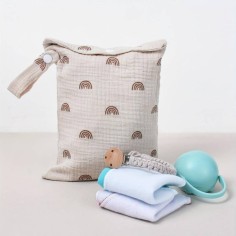 Sac à couches / coton coton criminel, arc-en-ciel