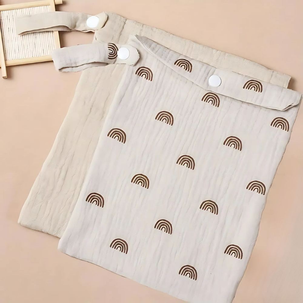 Sac à couches / coton coton criminel, arc-en-ciel