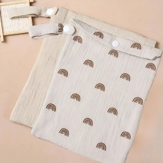 Sac à couches / coton coton criminel, arc-en-ciel