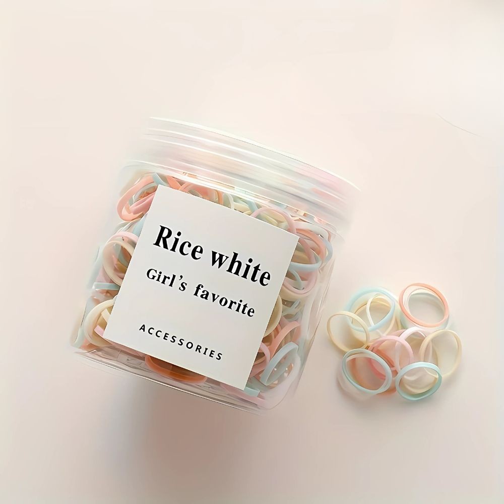 elastische Haargummis (500 Stk.)