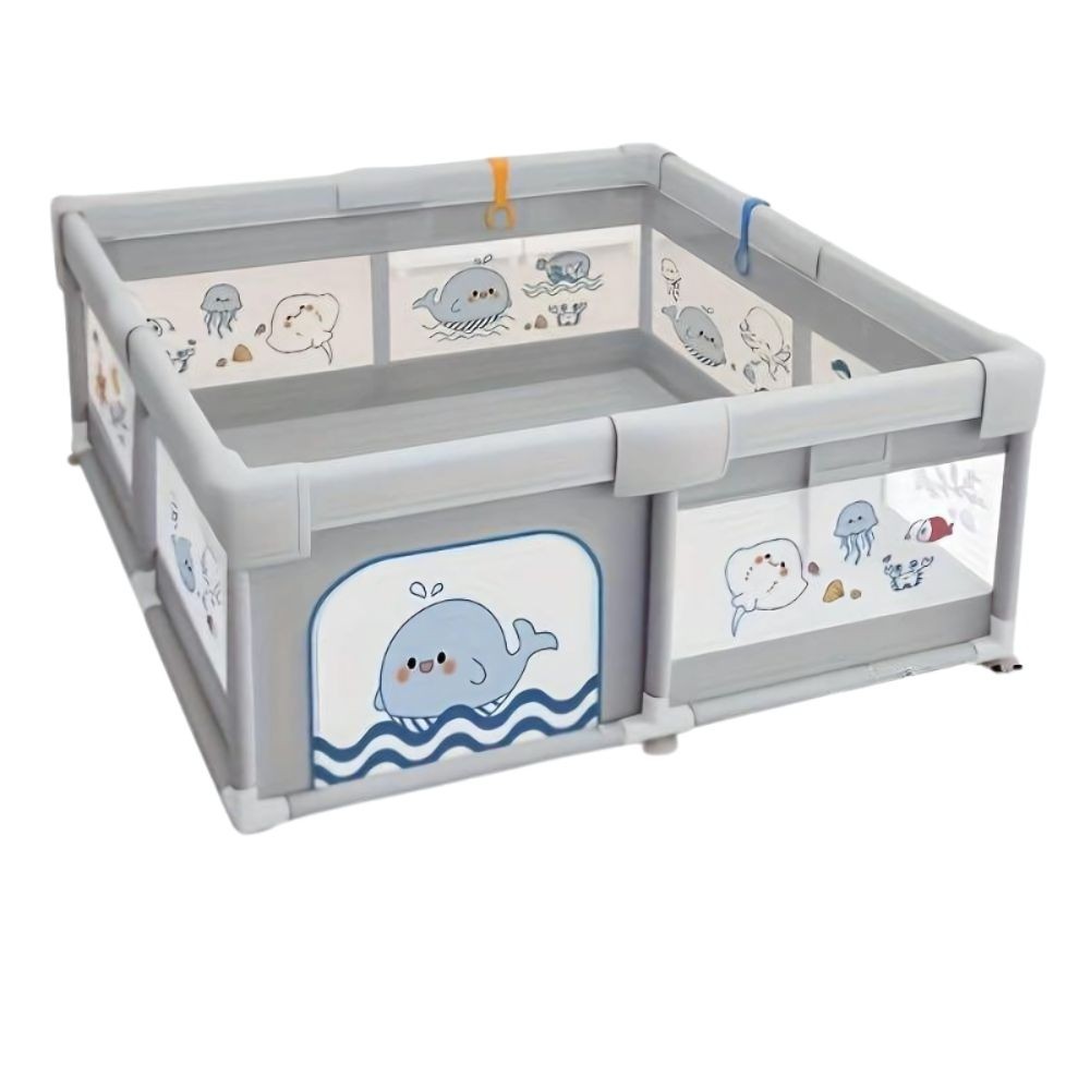 Placez la grille / PLAYPEN, Baleine (120 x 120 cm)