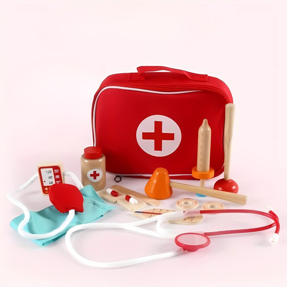 Kinder Arzt-/ Doktorkoffer, 20-teilig