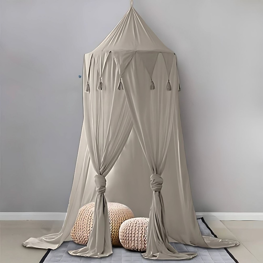 Baldachin/ Betthimmel, Grau