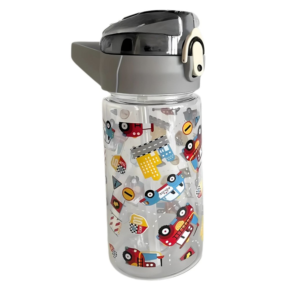 Strohhalm-Flasche, 500 ml, Fahrzeuge