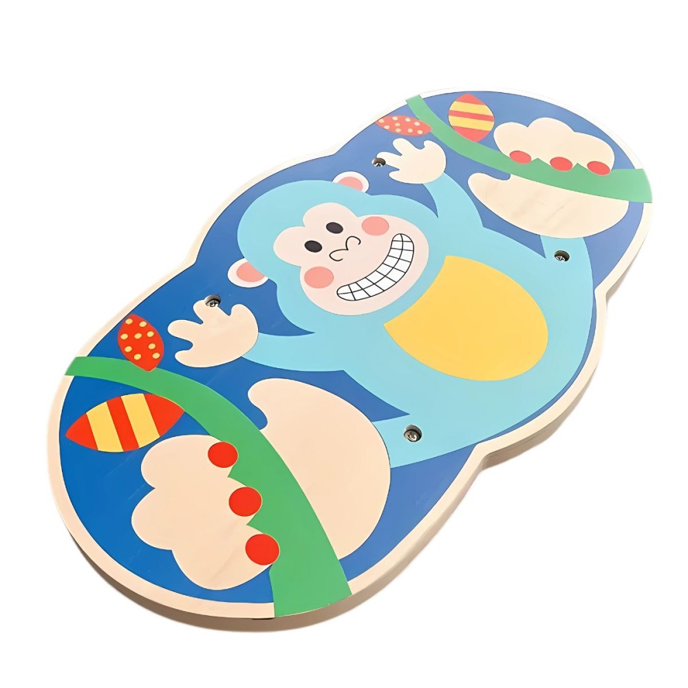 Kinder Holz Balancierbrett, Affe