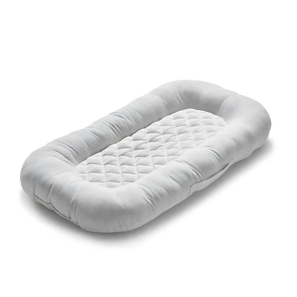 Kapok Baby Kuschelnestchen aus Bio-Baumwolle, Soft Beige