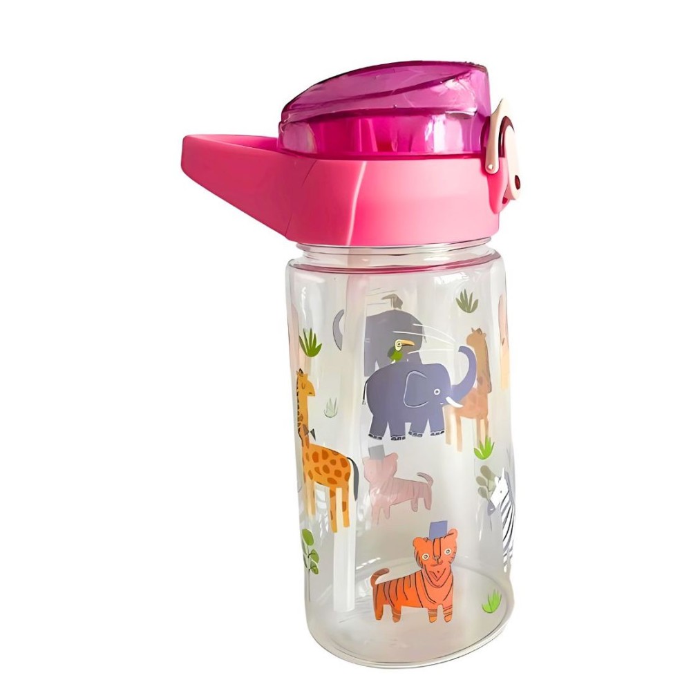 Strohhalm-Flasche, 500 ml, Safari