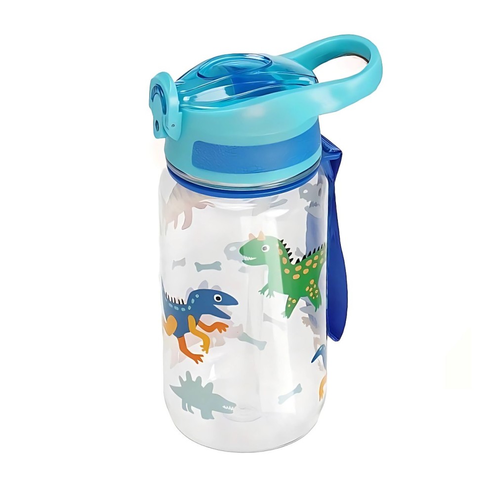 Strohhalm-Flasche, 500 ml, Dino