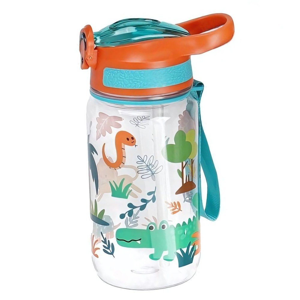 Strohhalm-Flasche, 500 ml, Jungle