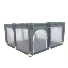 Placez la grille / PLAYPEN, gris (127 x 127 cm)