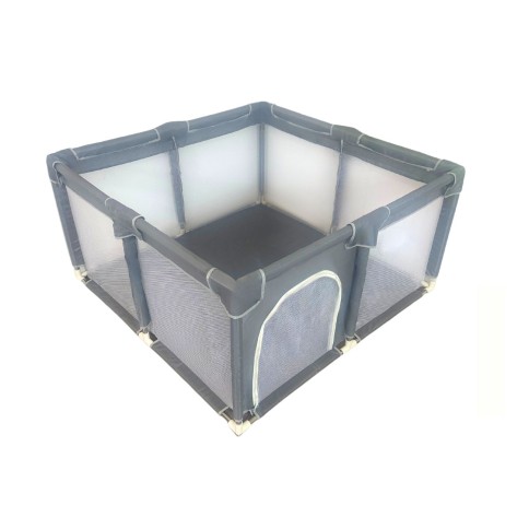 Placez la grille / PLAYPEN, gris (127 x 127 cm)