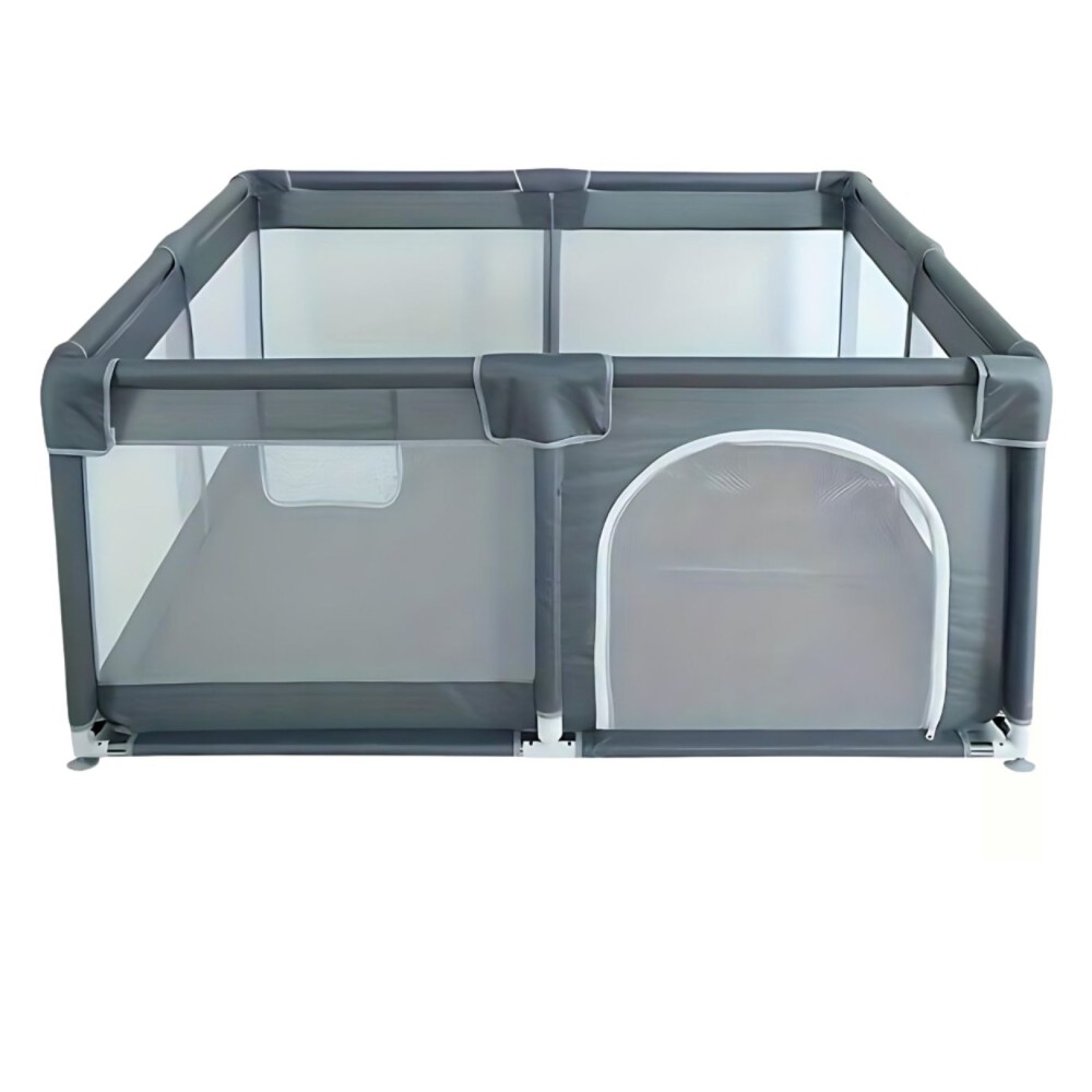 Placez la grille / PLAYPEN, gris (127 x 127 cm)