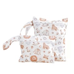 Windeltasche/ Kulturbeutel, 2er Pack - Safari