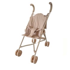 Chariot de poupée (y compris la couche de couches de poupée), café