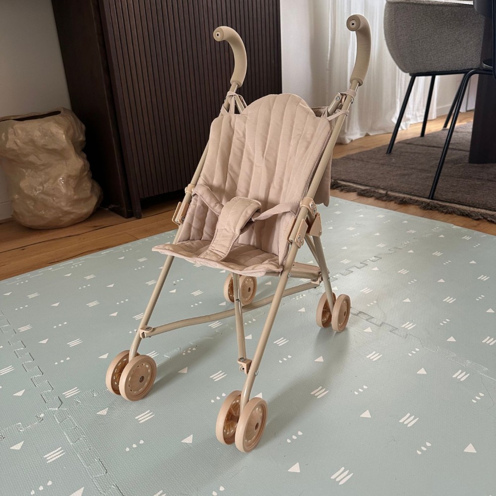 Puppenwagen (inkl. Puppen-Wickeltasche), Kaffee