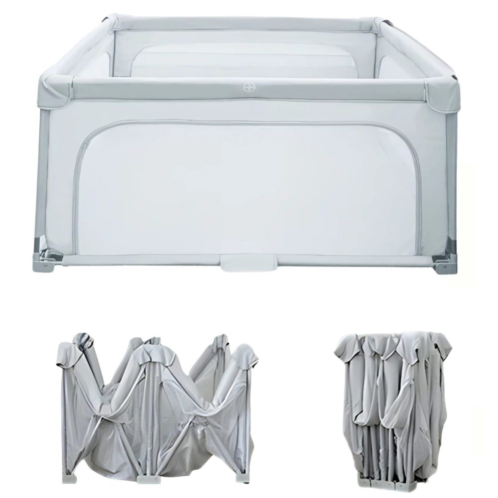 faltbares Laufgitter/ Laufstall, weiss (127 x 127 cm)