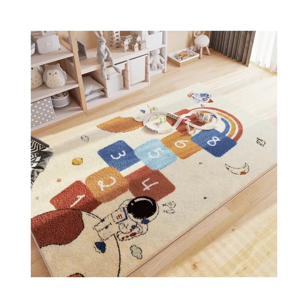 Himmel-und-Hölle Spielteppich, Astronaut (200x100cm)