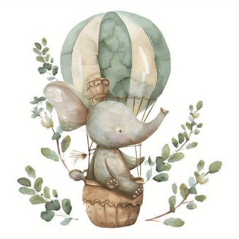 Wandsticker Elefanten Reise