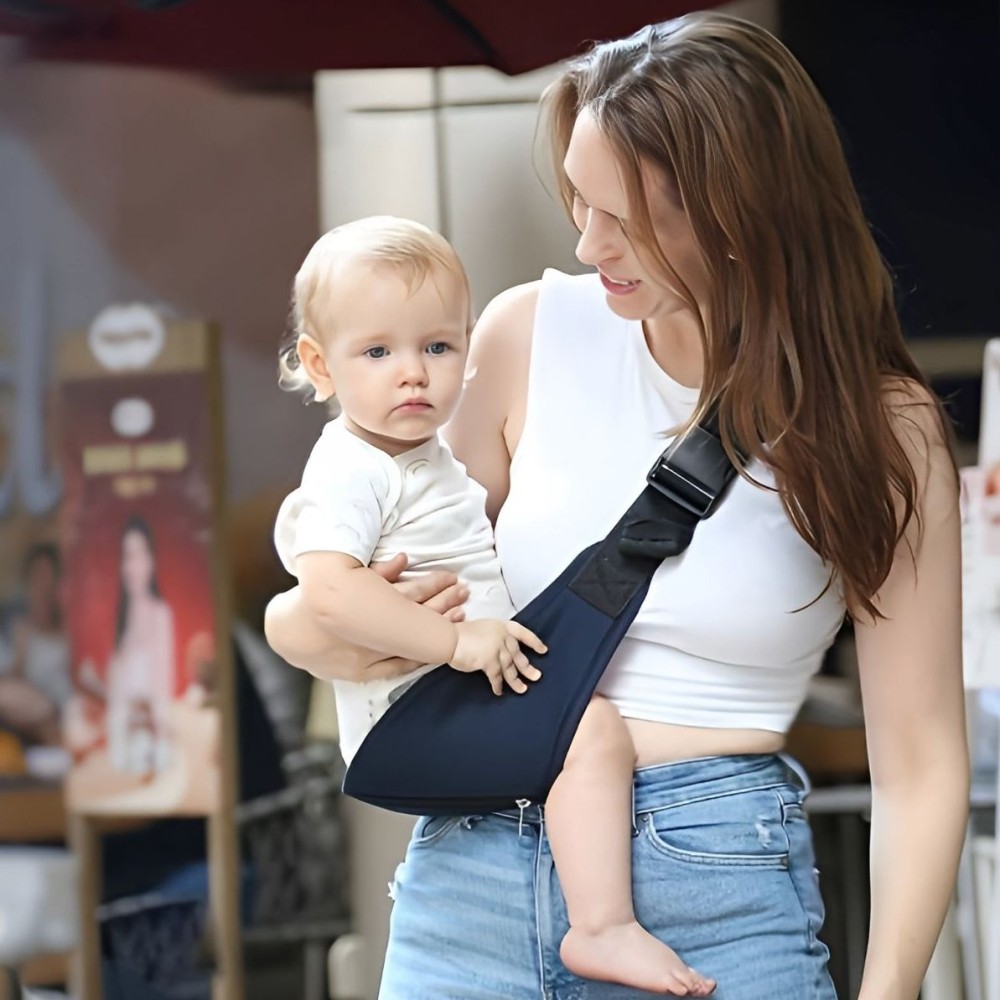 Babytrage Hüftsitz, Navy Blau