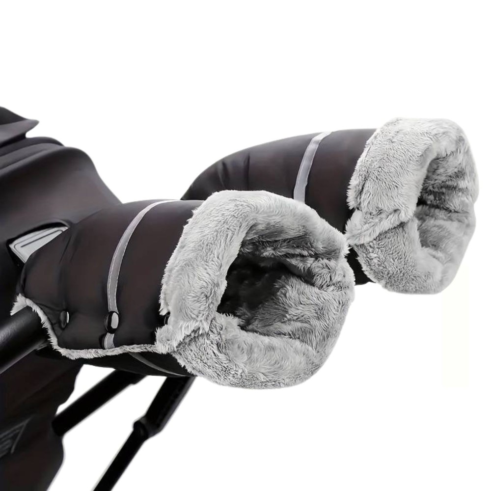 Kinderwagen Handwärmer/ Handschuhe, Schwarz