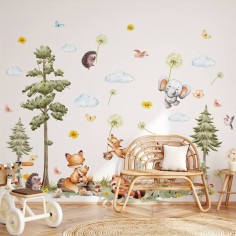 Wandsticker Wandbild, Wald
