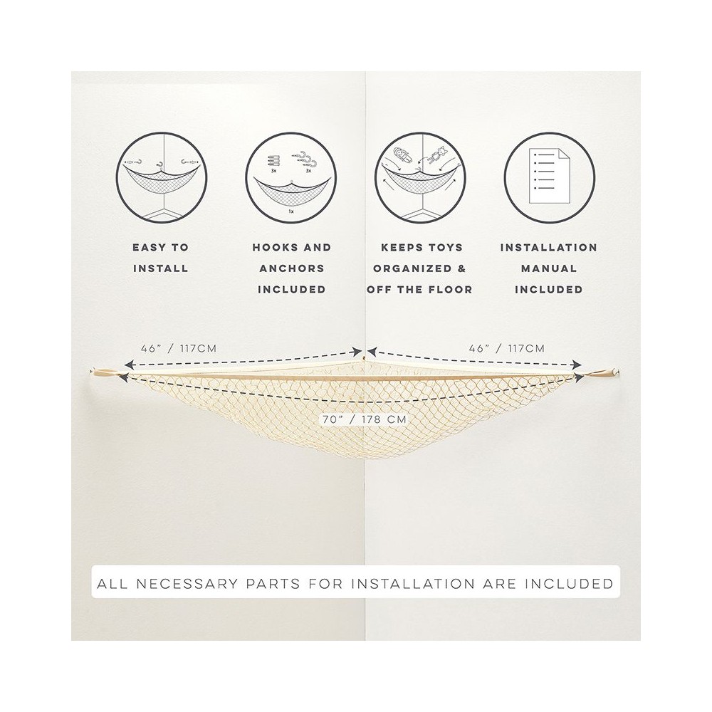 Hängematte für Spielzeuge