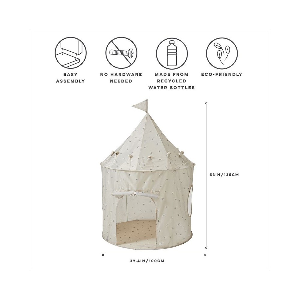 Spielzelt, Blueberry / Taupe