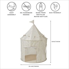 Spielzelt, Blueberry / Taupe