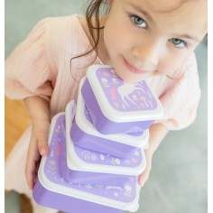 Lunchbox, 4er Set, Einhorn