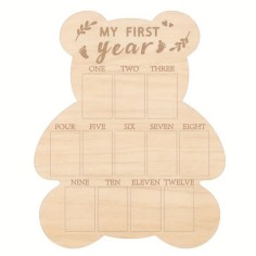 Baby Milestones Bär-Fotowand - My first year