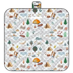 faltbare wasserdichte Spielmatte, Strassen (200 x 200 cm)