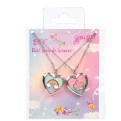 BFF 2 Halsketten, Herzen/ Einhorn