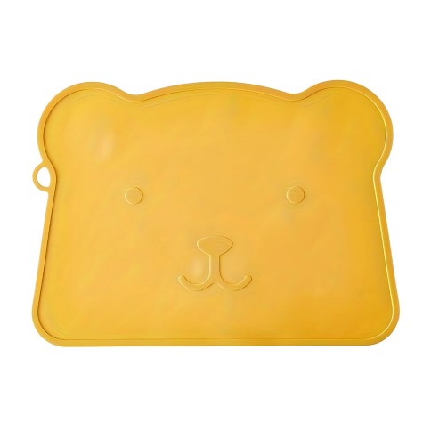 Silikon Tischmatte/ Tischauflage, Bär - Mango