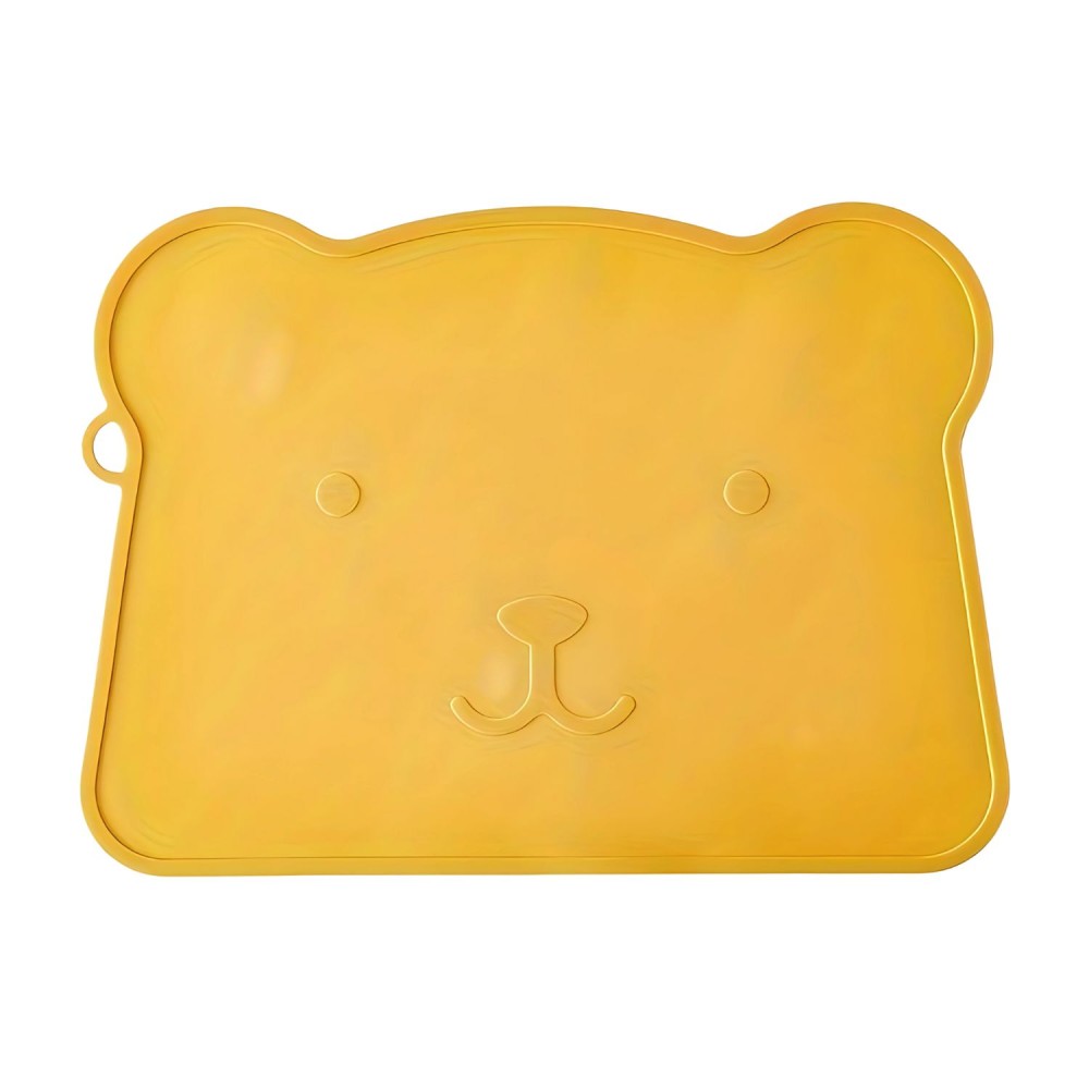Silikon Tischmatte/ Tischauflage, Bär - Mango