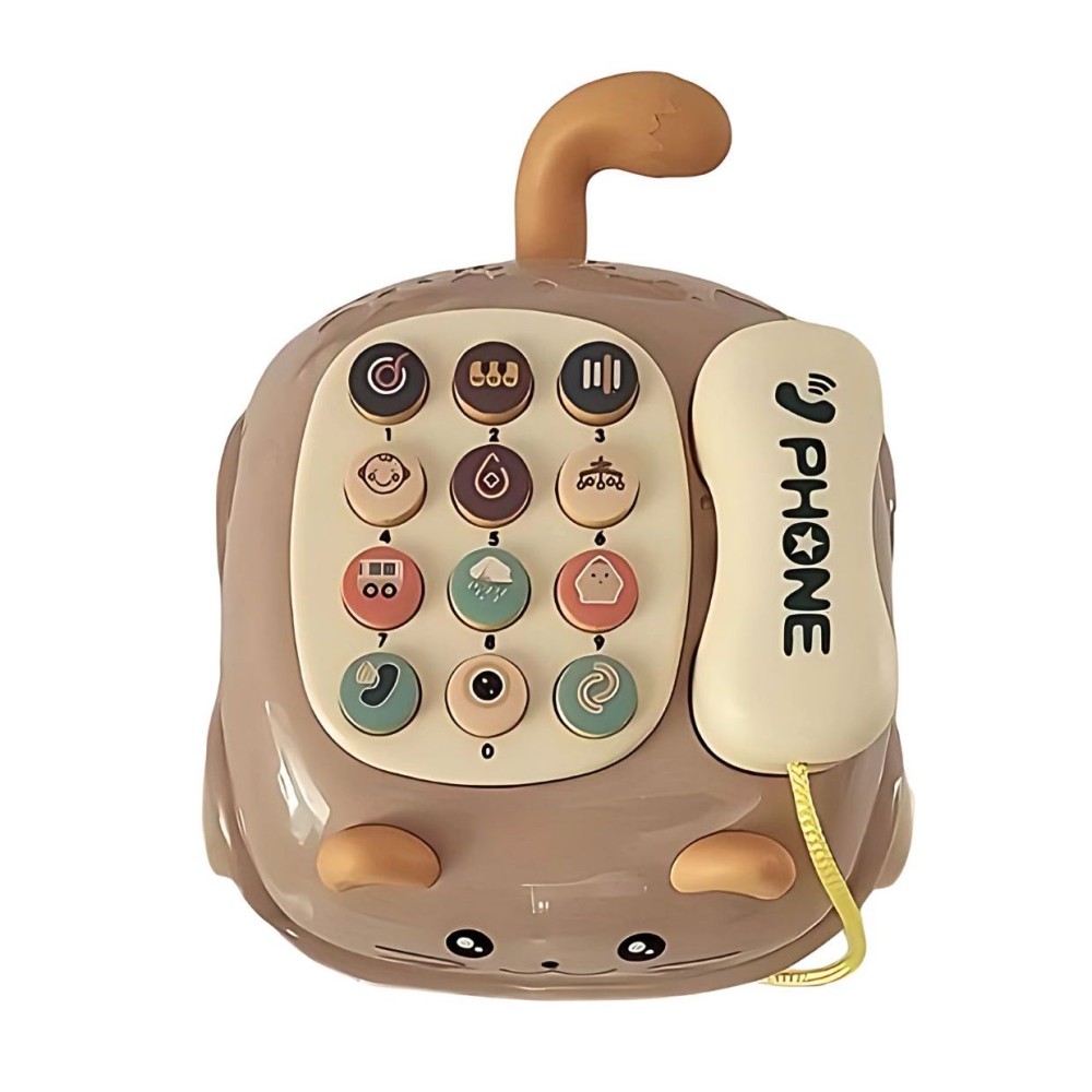 Interaktives Musikauto-Spielzeug mit Katzentelefon