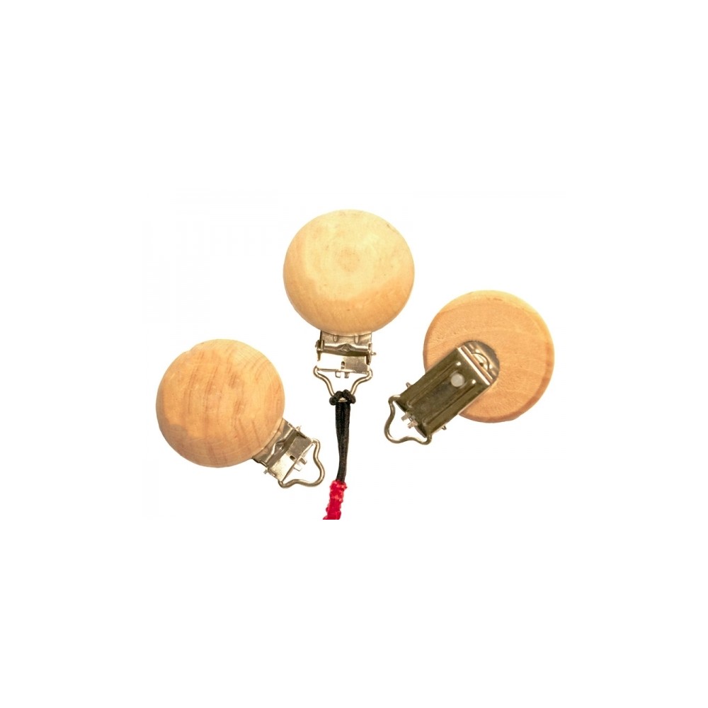 Kinderwagen Holz-Clip, 2 Stück