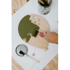 Wandfarbe, Khaki (1 Liter)