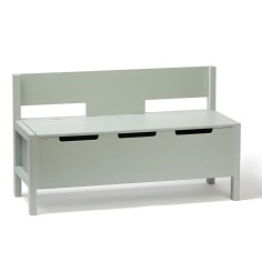 Sitzbank mit Stauraum XL/ Aufbewahrungsbank, Hellgrün