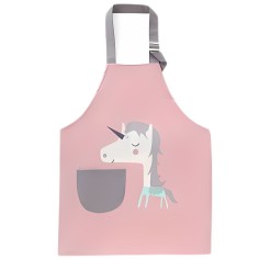 Kinder Schürze, 4-12 Jahre, Einhorn