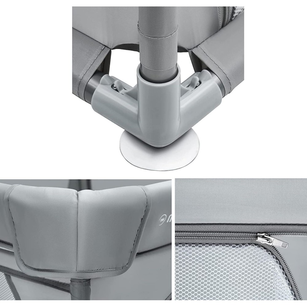 Laufgitter/ Laufstall, Hellgrau, 200 x 140 cm