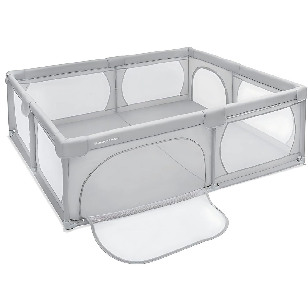 Laufgitter/ Laufstall, Hellgrau, 200 x 140 cm