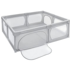 Laufgitter/ Laufstall, Hellgrau, 200 x 140 cm