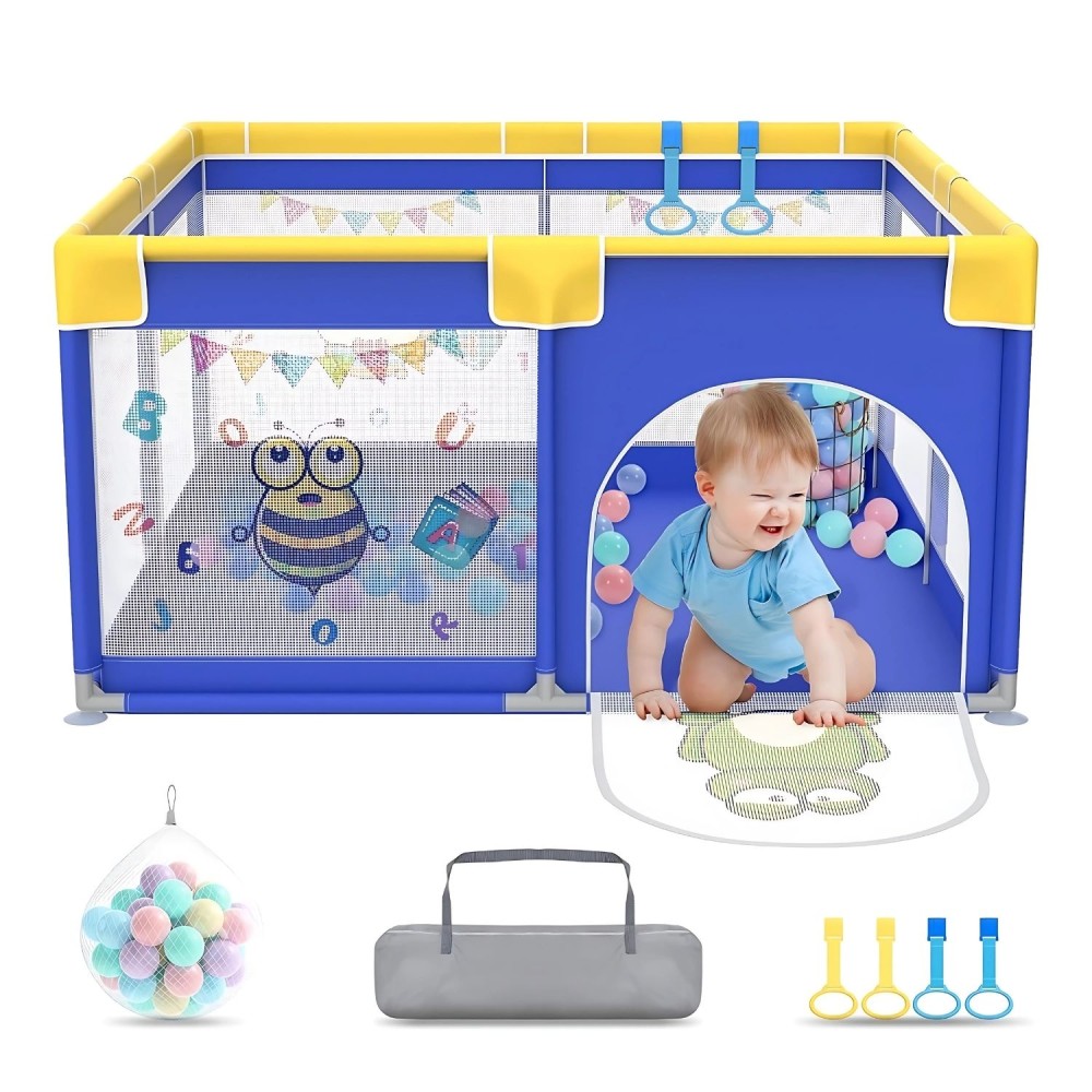 Laufgitter/ Laufstall + Aufbewahrungstasche + Bälle, Tiere