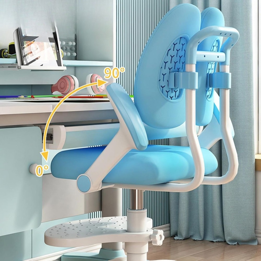 ergonomischer Kinderbürostuhl, Blau