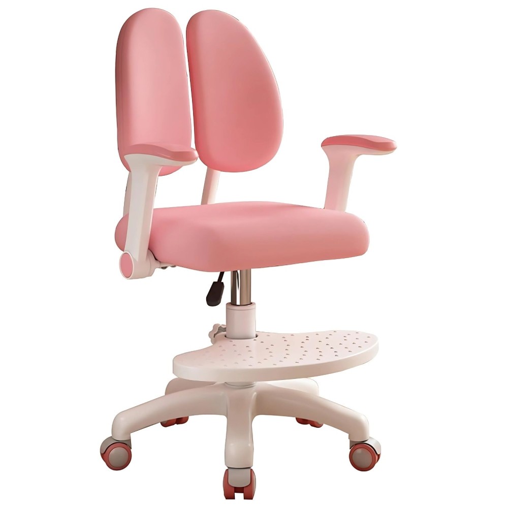 ergonomischer Kinderbürostuhl, Rosa