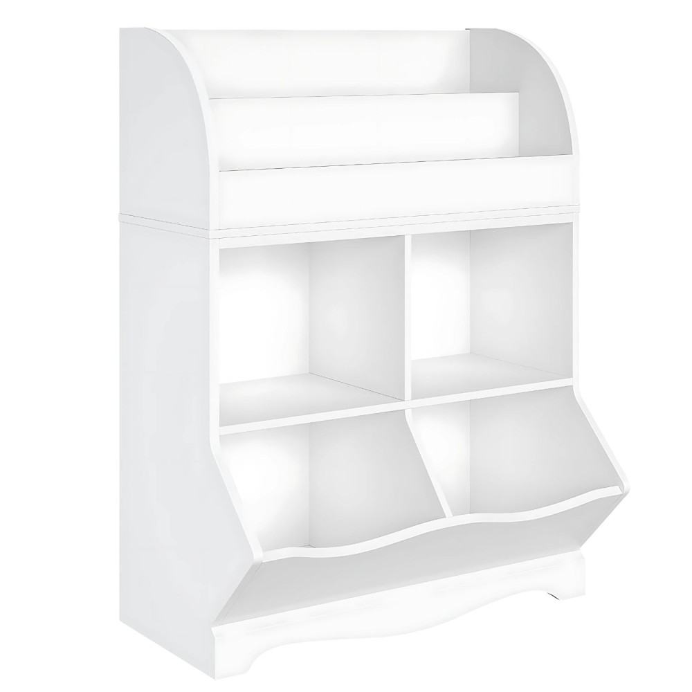 Kinder Spielzeug- & Bücherregal, weiss