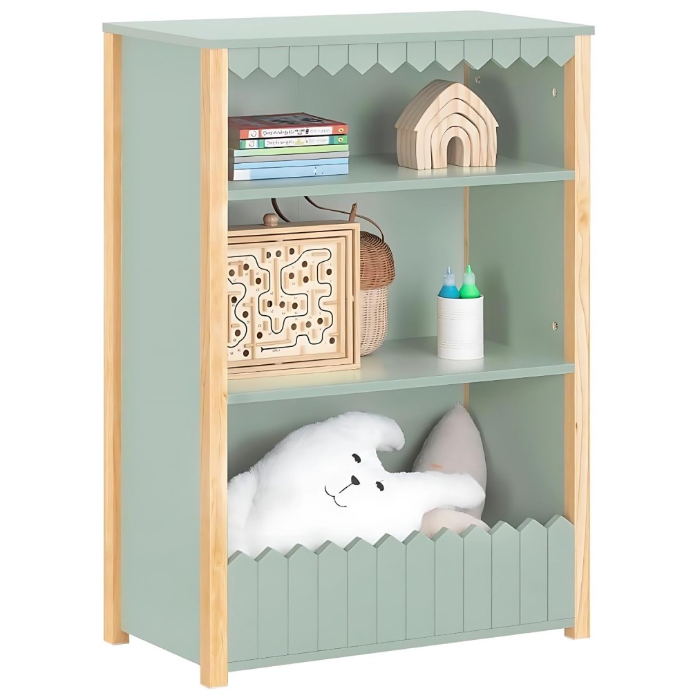 Kinder Spielzeug- & Bücherregal, Grün