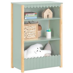 Kinder Spielzeug- & Bücherregal, Grün