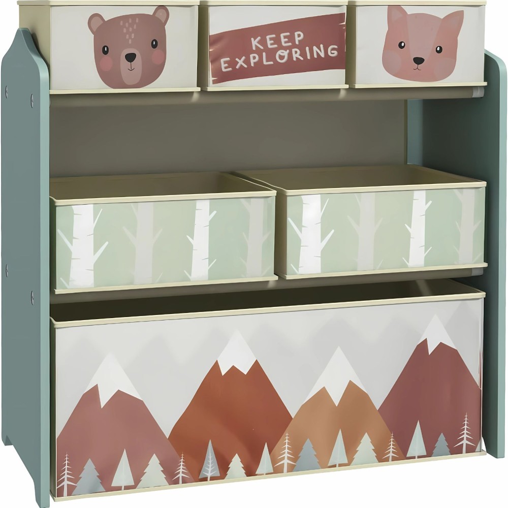 copy of Kinder Spielzeug- & Bücherregal, weiss