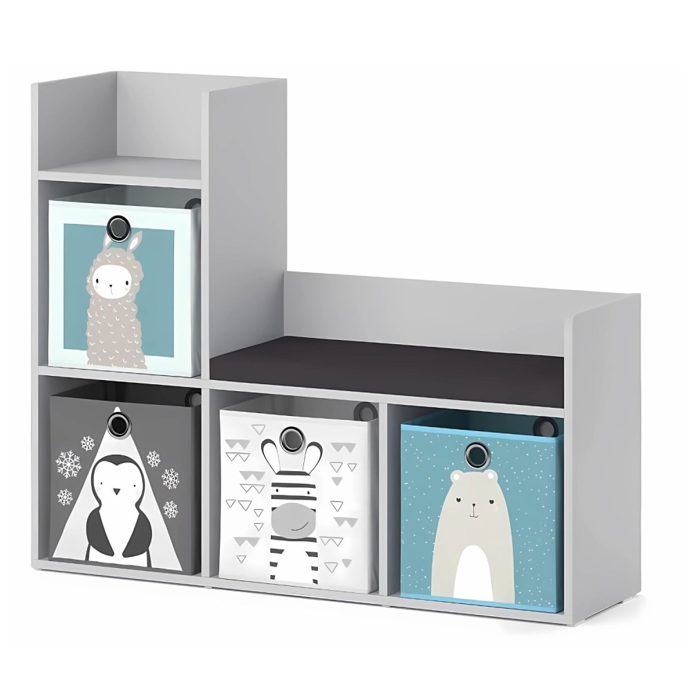 copy of Kinder Spielzeug- & Bücherregal, weiss